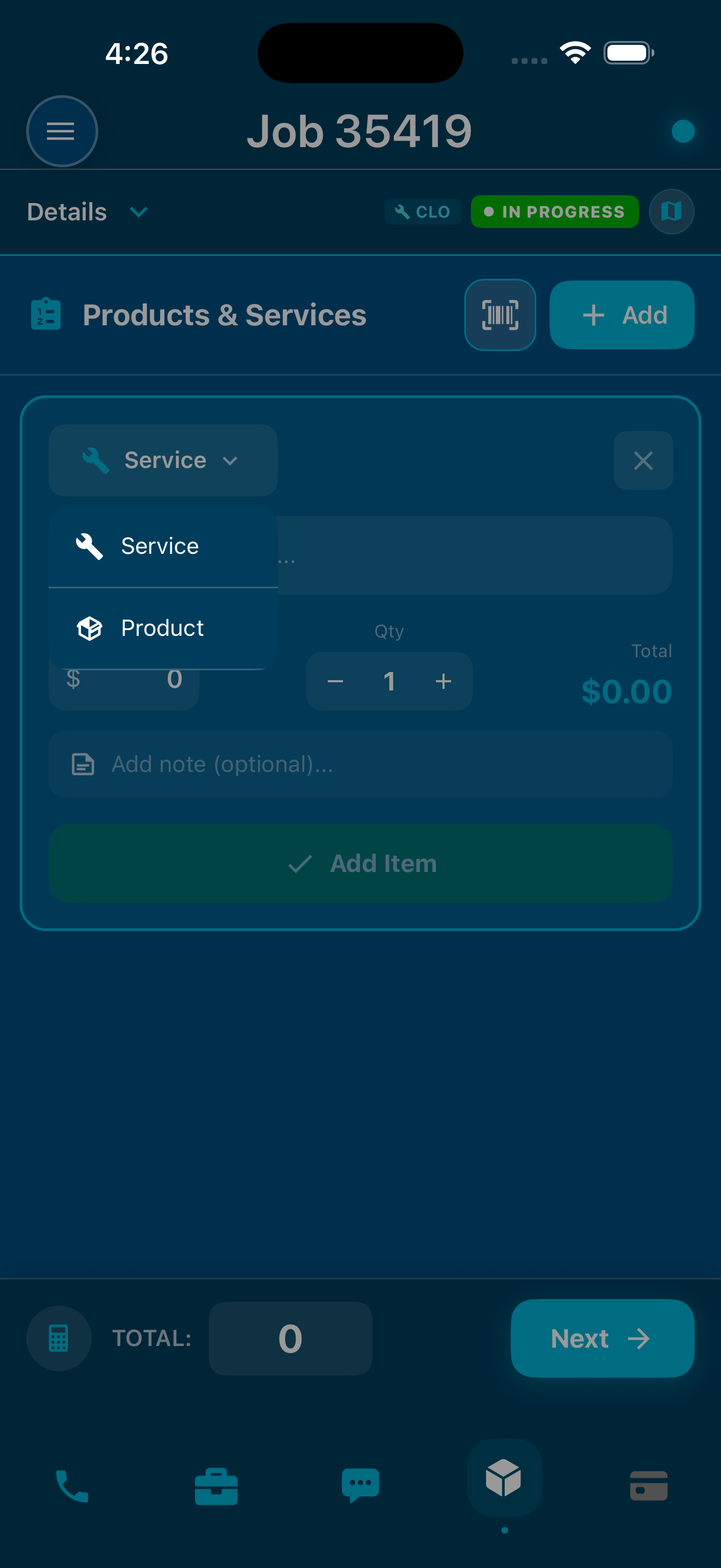 Products and services